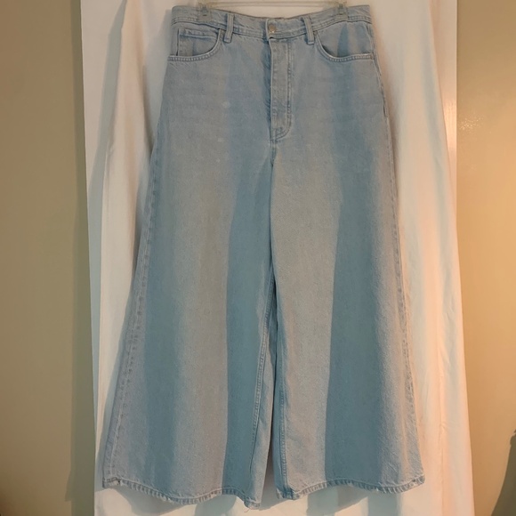 Free People Denim - We The Free wide leg button fly denim jeans
